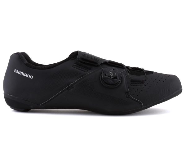 Shimano RC3 Wide Road Shoes (Black) (41) (Wide) - ESHRC300MGL01E4100G