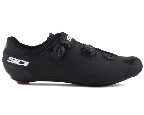 Sidi Genius 10 Road Shoes (Black/Black) (47) - SRS-GNX-BKBK-470