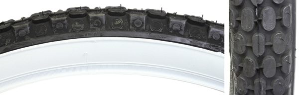 Sunlite Cruiser CST693 26x2.125 Tire, Wire, Black/White