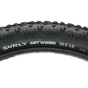 Surly Dirt Wizard Tubeless Mountain Tire (Black) (26" / 559 ISO) (3.0") (Folding) - TR0082