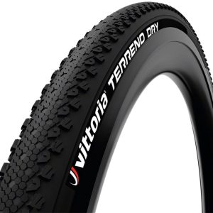 Vittoria Terreno Dry Gravel Tire (Black) (700c / 622 ISO) (38mm) (Folding) (2C) - 11A00287