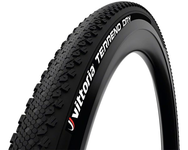 Vittoria Terreno Dry Gravel Tire (Black) (700c / 622 ISO) (38mm) (Folding) (2C) - 11A00287