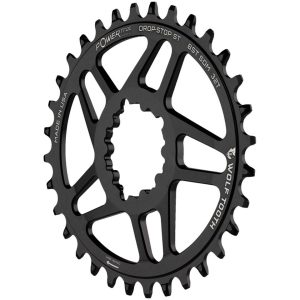 Wolf Tooth Components SRAM Direct Mount Chainrings (Black) (Drop-Stop ST) (Singl... - SDM30-BST-SH12