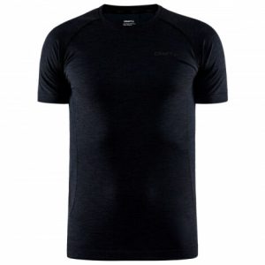 Craft Core Dry Active Comfort Short Sleeve Base Layer - Black / Small