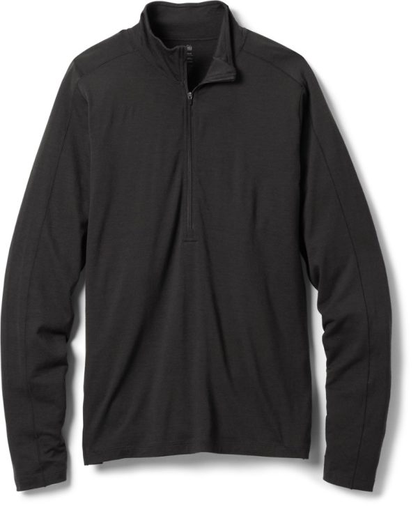REI Co-op Men's Merino 185 Long-Sleeve Half-Zip Base Layer Top