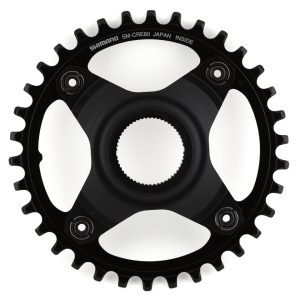 Shimano Steps E-MTB Direct Mount Chainring (Black) (1 x 10/11 Speed) (Single) (... - ISMCRE80B55A4XL