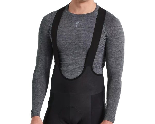 Specialized Men's Merino Seamless Long Sleeve Base Layer (Grey) (L/XL) - 64122-0504