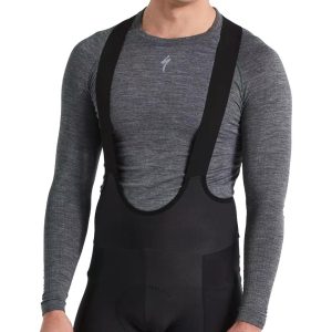 Specialized Men's Merino Seamless Long Sleeve Base Layer (Grey) (S/M) - 64122-0502