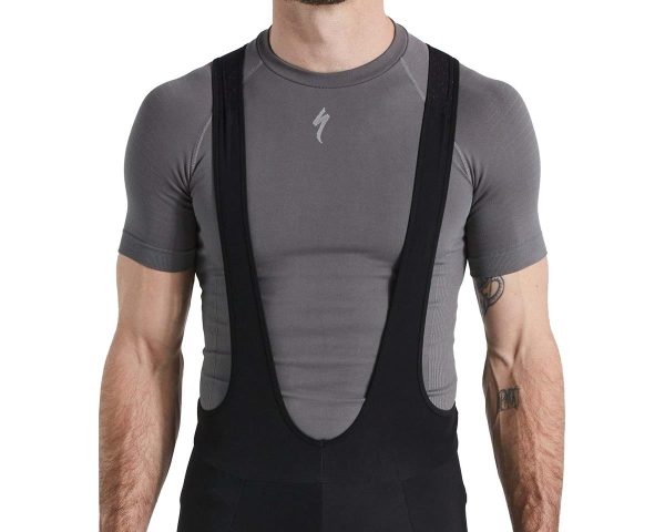 Specialized Men's Seamless Short Sleeve Base Layer (Grey) (L/XL) - 64122-0854