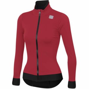 Sportful Fiandre Pro Medium Women's Jacket - Red Rumba / XLarge