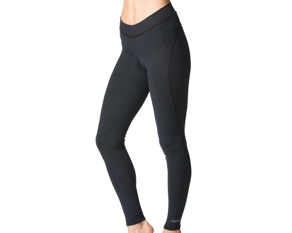 Terry Women's Thermal Tights (Black) (L) - 615079A4000