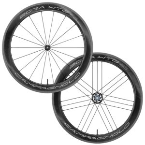 Campagnolo Bora WTO 60 Carbon Clincher Road Wheelset - Bright Label / SRAM / Shimano / Pair / 11-12 Speed / Clincher / 700c