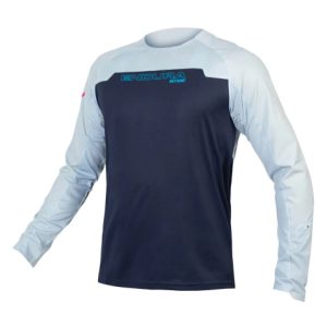 Endura MT500 Burner Long Sleeve Cycling Jersey - Ink Blue / Small
