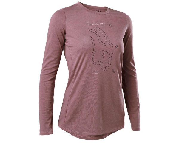 Fox Racing Women's Ranger Drirelease Long Sleeve Jersey (Plum Perfect) (XL) - 28970-352-XL