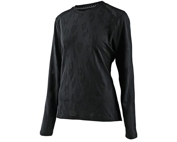 Troy Lee Designs Women's Lilium Long Sleeve Mountain Jersey (Jacquard Black) (L) - 358419004
