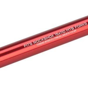 Wolf Tooth Components 15mm x 110mm Thru Axle: Red