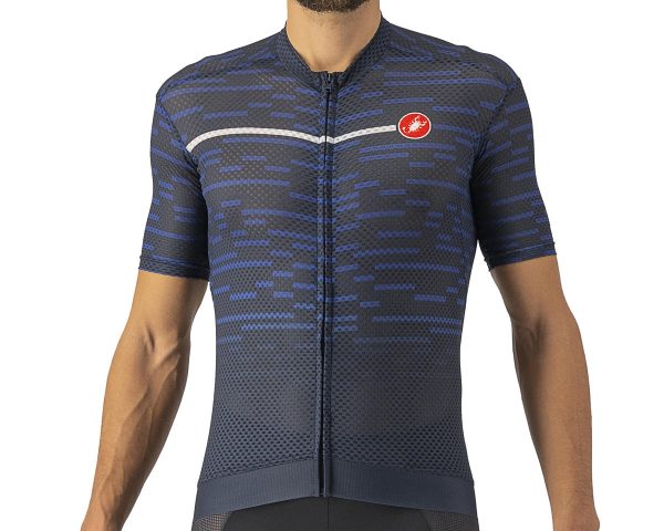 Castelli Insider Short Sleeve Jersey (Savile Blue) (S) - A4522524414-2