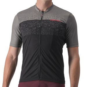 Castelli Unlimited Entrata Short Sleeve Jersey (Gunmetal Grey/Black) (S) - A4523017125-2