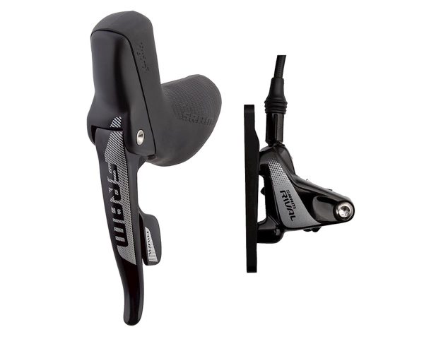 SRAM Rival 22 DoubleTap Hydraulic Road Disc Brake/Shift Lever Kit (Black) (Left... - 00.7018.144.004