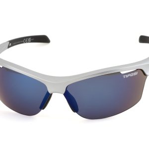 Tifosi Intense Sunglasses (Metallic Silver) (Smoke Blue Lens) - 8520400677