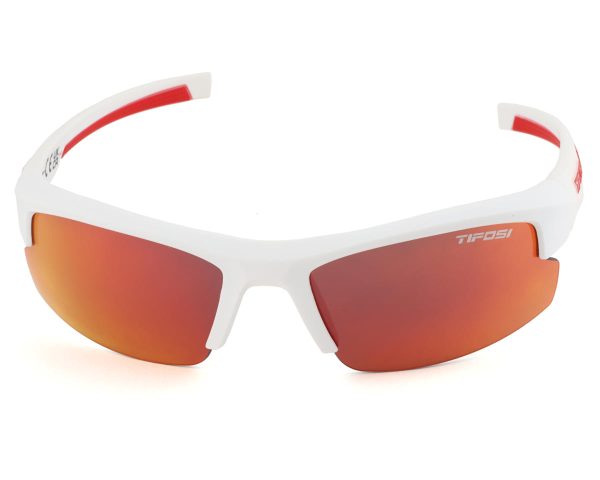 Tifosi Shutout Youth Sunglasses (Matte White) (Smoke Red Lens) - 1660401278
