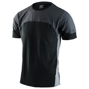 Troy Lee Designs Drift Short Sleeve Jersey (Solid Dark Charcoal) (L) - 362528024