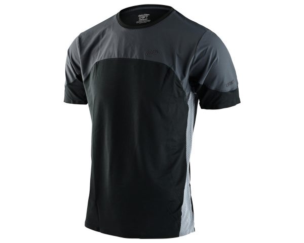 Troy Lee Designs Drift Short Sleeve Jersey (Solid Dark Charcoal) (L) - 362528024
