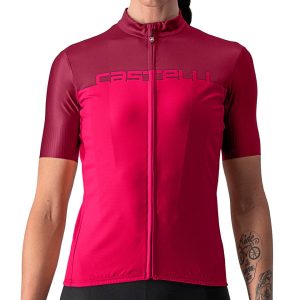 Castelli Women's Velocissima Short Sleeve Jersey (Persian Red/Bordeaux) (S) - A4522065649-2