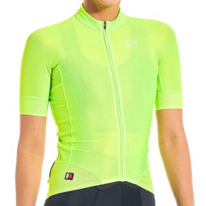 Giordana Women's FR-C Pro Neon Short Sleeve Jersey (Neon Yellow) (S) - GICS22-WSSJ-FRCP-NYEL02