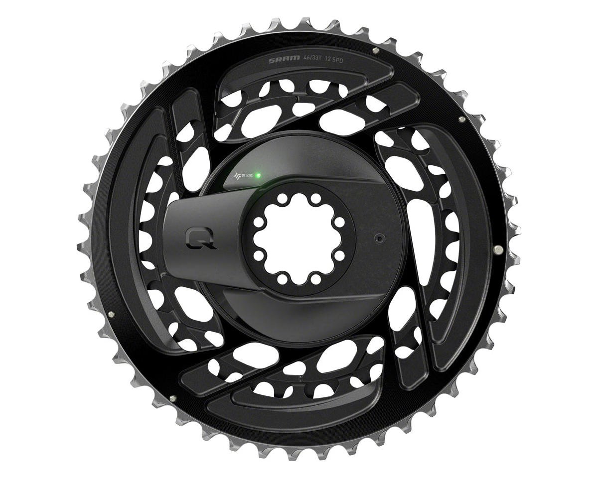 SRAM Force AXS D2 Power Meter Upgrade Chainrings (Black) (46/33T 