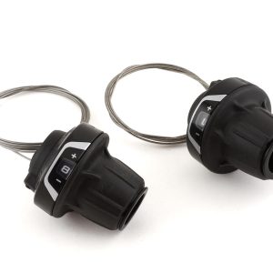 Shimano SL-RV400 Revo Twist Shifter (Black) (Pair) (3 x 8 Speed) - ESLRV400P8SA
