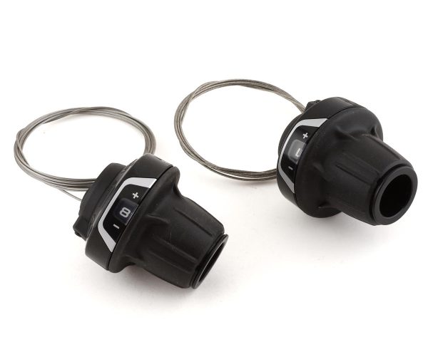 Shimano SL-RV400 Revo Twist Shifter (Black) (Pair) (3 x 8 Speed) - ESLRV400P8SA