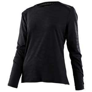 Troy Lee Designs Women's Lilium Long Sleeve Jersey (Black) (Tiger Jacquard) (L) - 358921004