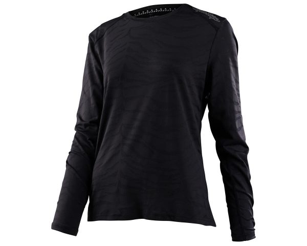 Troy Lee Designs Women's Lilium Long Sleeve Jersey (Black) (Tiger Jacquard) (M) - 358921003