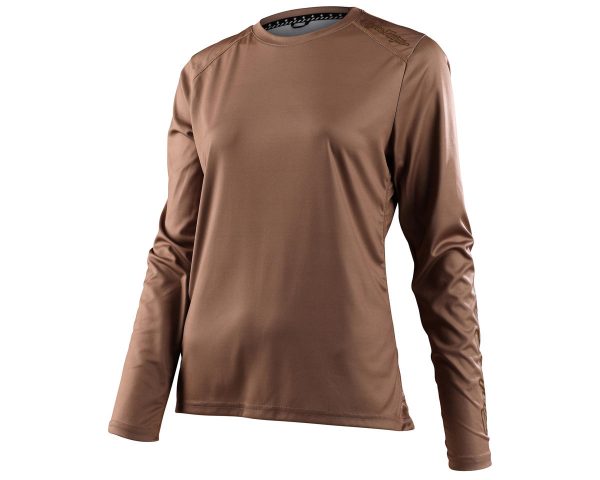 Troy Lee Designs Women's Lilium Long Sleeve Mountain Jersey (Solid Coffee) (M) - 358906013