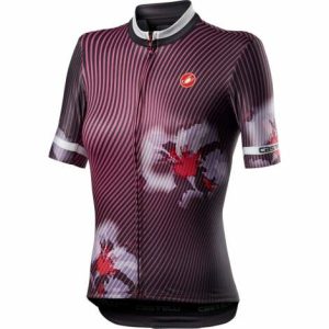 Castelli Primavera Women's Short Sleeve Cycling Jersey - SS21 - Bordeaux / Medium
