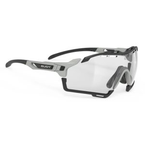 Rudy Project Cutline Sunglasses Impact X Photochromic 2 Lens - Light Grey Matte / Black Lens