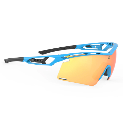 Rudy Project Tralyx+ Sunglasses Multilaser Lens - Azur Matte / Orange Lens