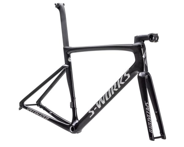 Specialized S-Works Tarmac SL7 Frameset (Gloss Black Pearl Granite/Chrome) (56cm) - 70623-0156