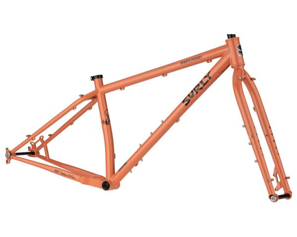 Surly Karate Monkey 27.5"+ Steel Frameset (Peach Salmon Sundae) (M) - 04-001925-PSS-M