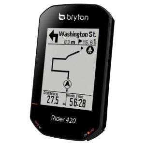 Bryton Rider 420H GPS Cycling Computer With Heart Rate Bundle - Black / GPS / Heart Rate Bundle