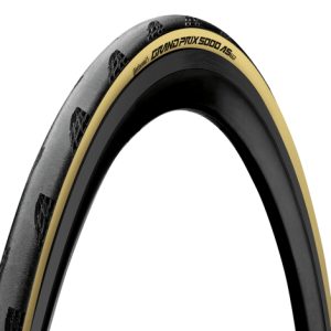 Continental GP5000 All-Season S TR Folding Road Tyre - 700c - Black / Cream / 700c / 25mm / Folding