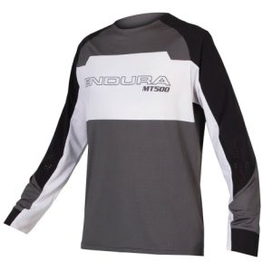 Endura MT500 Burner Lite Long Sleeve Cycling Jersey - Black / Small