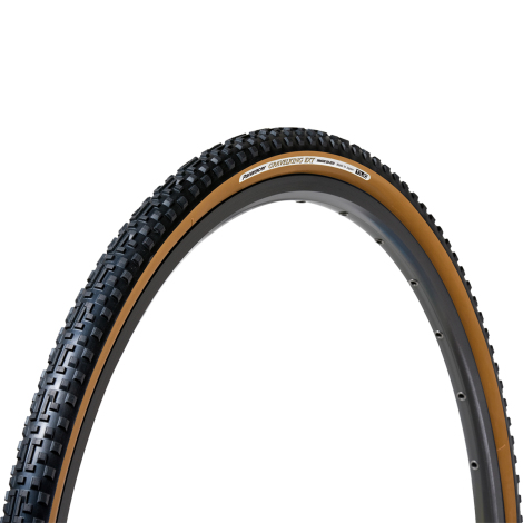 Panaracer Gravel King EXT TLC Folding Tyre - 700c - Black / Brown / 700c / 38mm / Clincher / Folding