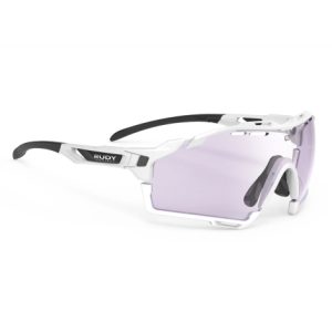 Rudy Project Cutline Sunglasses Impact X Photochromic 2 Lens - White Gloss / Purple Lens