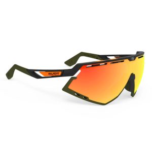 Rudy Project Defender Sunglasses Multilaser Lens - Matt Black / Olive Green / Orange Lens