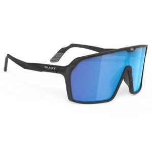 Rudy Project Spinshield Sunglasses Multilaser Lens - Matt Black / Blue Lens