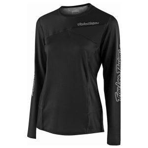 Troy Lee Designs Women's Skyline Long Sleeve Jersey (Black) (XL) - 344003005