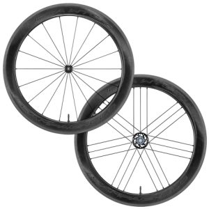 Campagnolo Bora WTO 60 Dark Carbon Clincher Road Wheelset - Black / Campagnolo / Pair / 11-12 Speed / Clincher / 700c