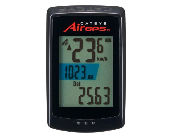 CatEye AirGPS Wireless Cycling Computer (Black) (AirGPS + Cadence Sensor) - 1605110